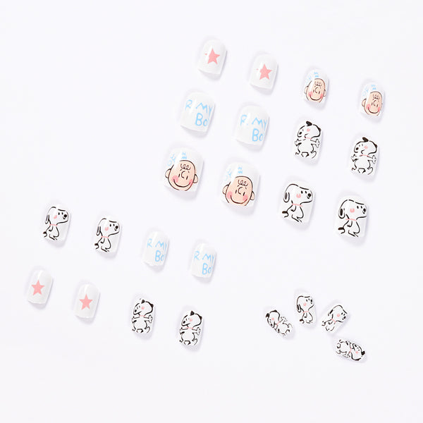 12 Sizes-24 Pcs Press On Nails JP999