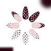 12 Sizes-24 Pcs Press On Nails C1229