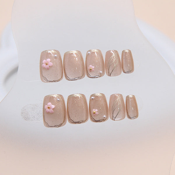 12 Sizes-24 Pcs Press On Nails Z846