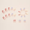 12 Sizes-24 Pcs Press On Nails R731