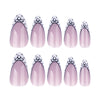 12 Sizes-24 Pcs Press On Nails JP3825