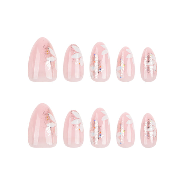 12 Sizes-24 Pcs Press On Nails JP3252