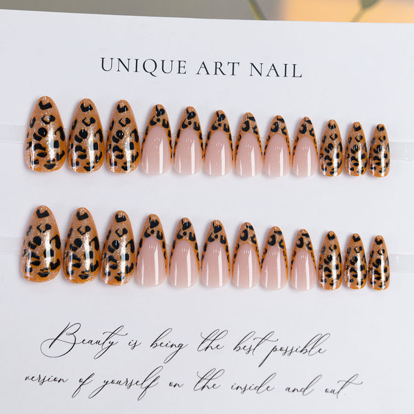 12 Sizes-24 Pcs Press On Nails WM271