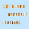 12 Sizes-24 Pcs Press On Nails Y250