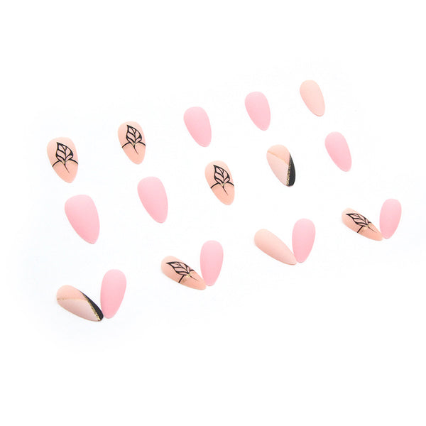 12 Sizes-24 Pcs Press On Nails W255