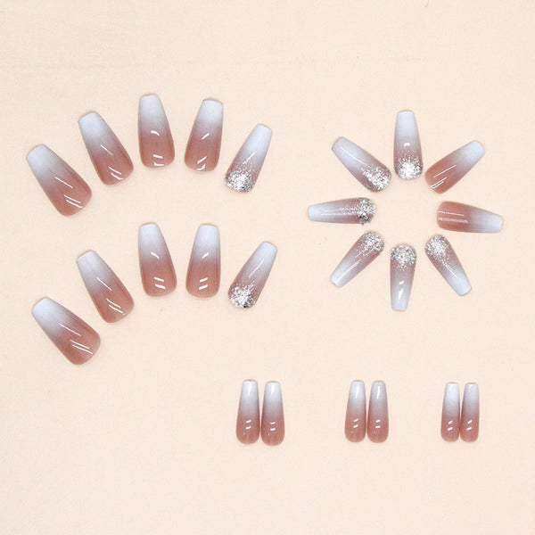 12 Sizes-24 Pcs Press On Nails W559