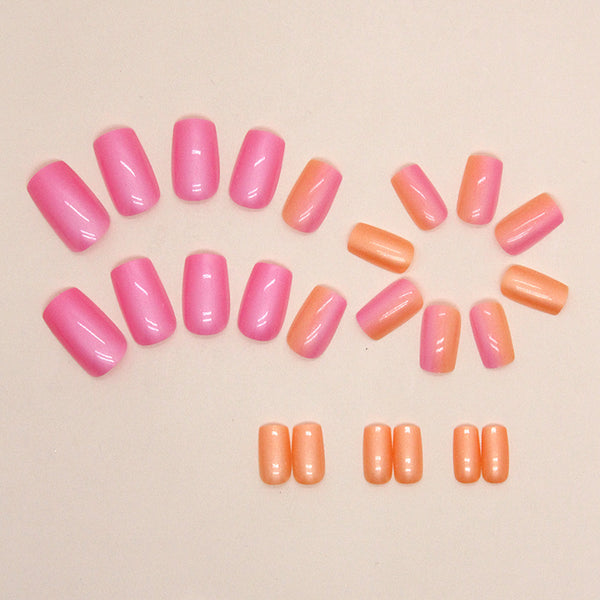 12 Sizes-24 Pcs Press On Nails W1261