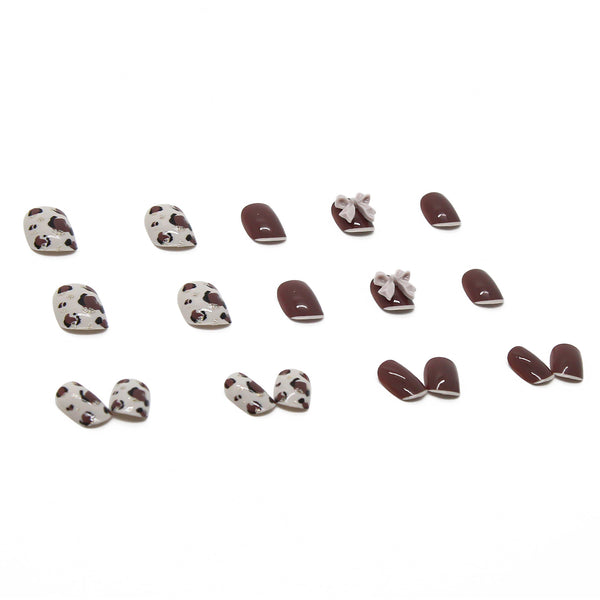 12 Sizes-24 Pcs Press On Nails Z167