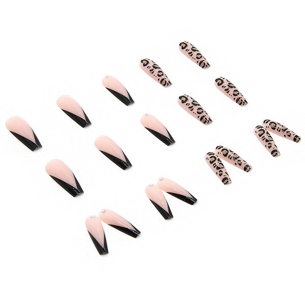 12 Sizes-24 Pcs Press On Nails W123