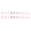 12 Sizes-24 Pcs Press On Nails W1943