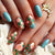12 Sizes-24 Pcs Press On Nails Y1453