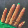 12 Sizes-24 Pcs Press On Nails JP3121