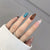 12 Sizes-24 Pcs Press On Nails W1734