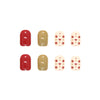12 Sizes-24 Pcs Press On Nails R540