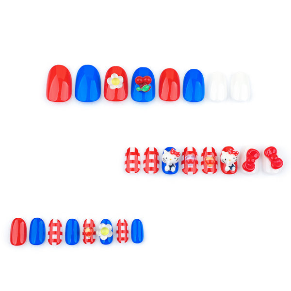 12 Sizes-24 Pcs Press On Nails JP3570