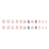 12 Sizes-24 Pcs Press On Nails W1010