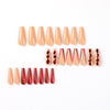 12 Sizes-24 Pcs Press On Nails JP1724
