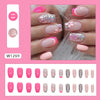 12 Sizes-24 Pcs Press On Nails W1269