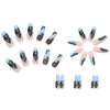 12 Sizes-24 Pcs Press On Nails W107