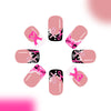 12 Sizes-24 Pcs Press On Nails C640