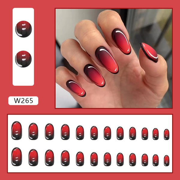 12 Sizes-24 Pcs Press On Nails W265