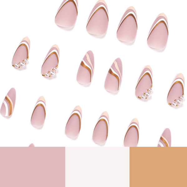12 Sizes-24 Pcs Press On Nails JP1799