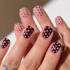 12 Sizes-24 Pcs Press On Nails C1344