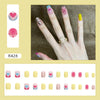 12 Sizes-24 Pcs Press On Nails R428