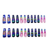 12 Sizes-24 Pcs Press On Nails Y074
