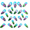 12 Sizes-24 Pcs Press On Nails Y948