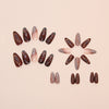 12 Sizes-24 Pcs Press On Nails W1713