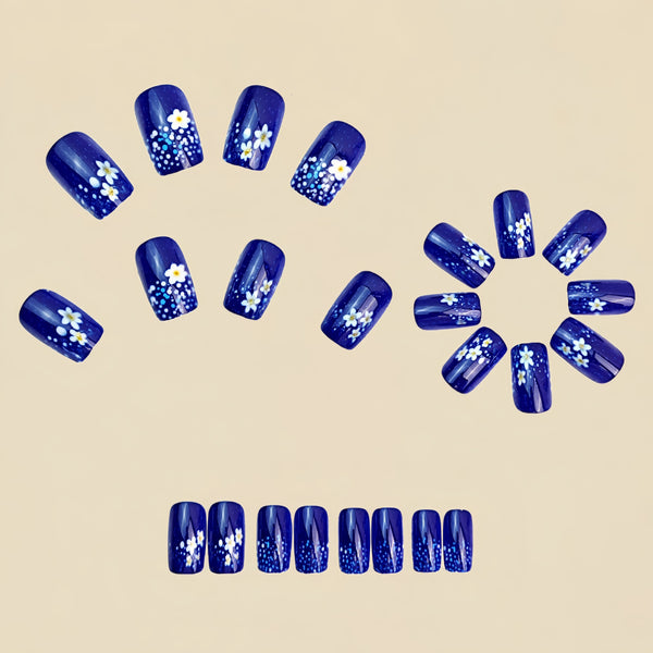 12 Sizes-24 Pcs Press On Nails Y1453