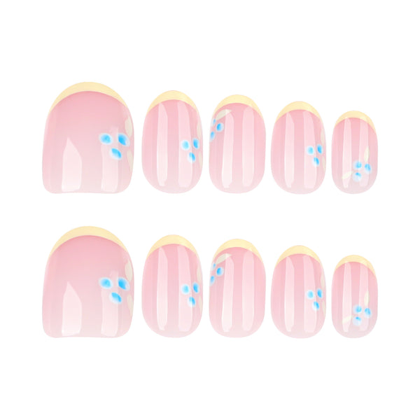 12 Sizes-24 Pcs Press On Nails JP3920