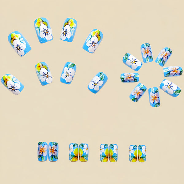 12 Sizes-24 Pcs Press On Nails Y712