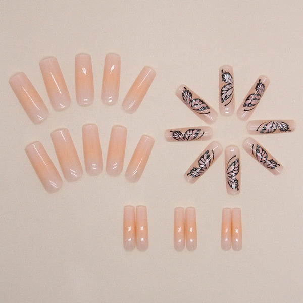 12 Sizes-24 Pcs Press On Nails G003