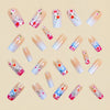 12 Sizes-24 Pcs Press On Nails Y794