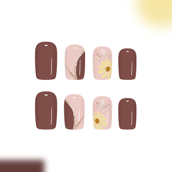 12 Sizes-24 Pcs Press On Nails C1146