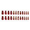 12 Sizes-24 Pcs Press On Nails Z1010