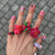 12 Sizes-24 Pcs Press On Nails C404