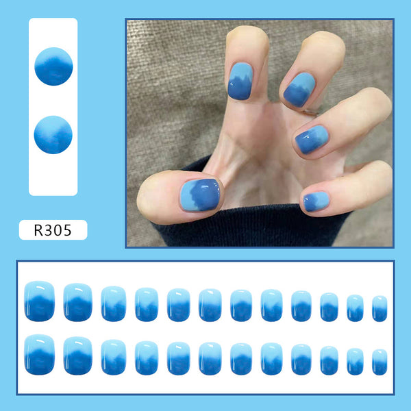 12 Sizes-24 Pcs Press On Nails R281