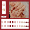 12 Sizes-24 Pcs Press On Nails Z455