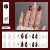 12 Sizes-24 Pcs Press On Nails W1812