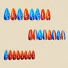 12 Sizes-24 Pcs Press On Nails Y1504