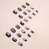 12 Sizes-24 Pcs Press On Nails W1149
