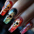 12 Sizes-24 Pcs Press On Nails Y1078
