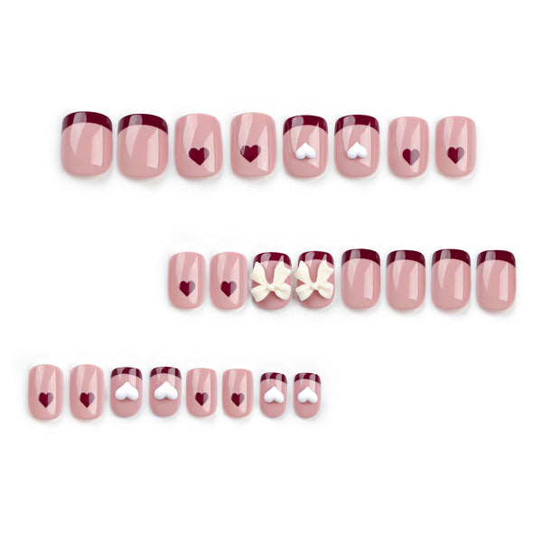 12 Sizes-24 Pcs Press On Nails JP2943