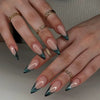12 Sizes-24 Pcs Press On Nails W1993