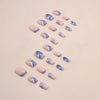 12 Sizes-24 Pcs Press On Nails W1266
