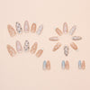 12 Sizes-24 Pcs Press On Nails R873