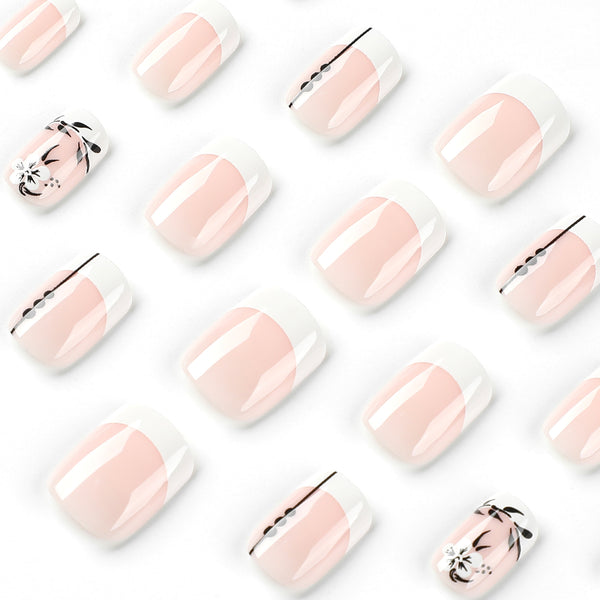 12 Sizes-24 Pcs Press On Nails JP2580